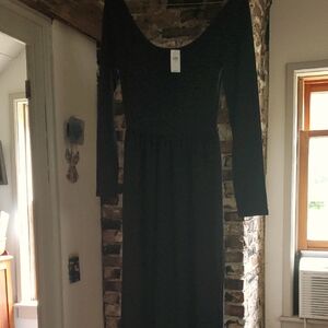 GAP Classic Black Long Sleeve Dress